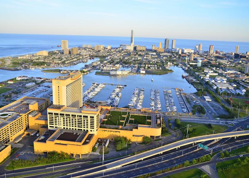 New Jersey Atlantic City Aerial View