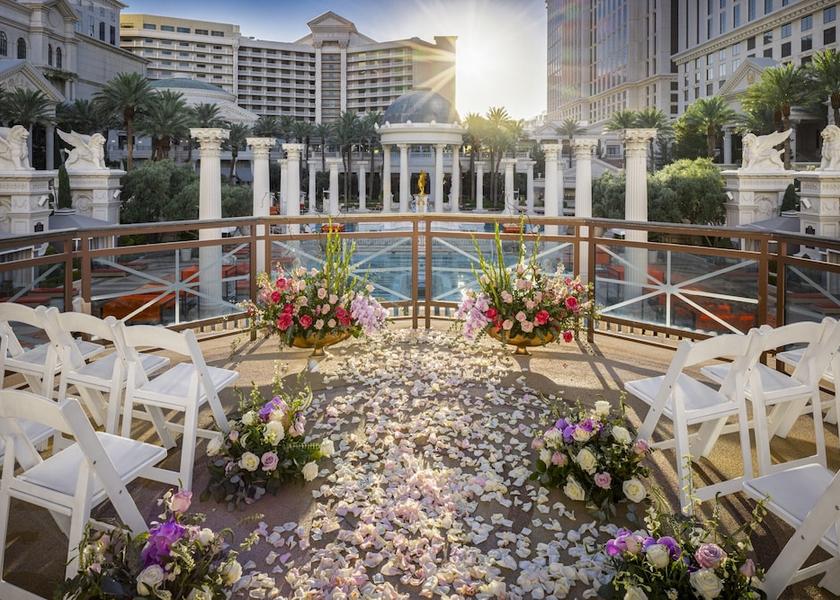 Nevada Las Vegas Outdoor Wedding Area