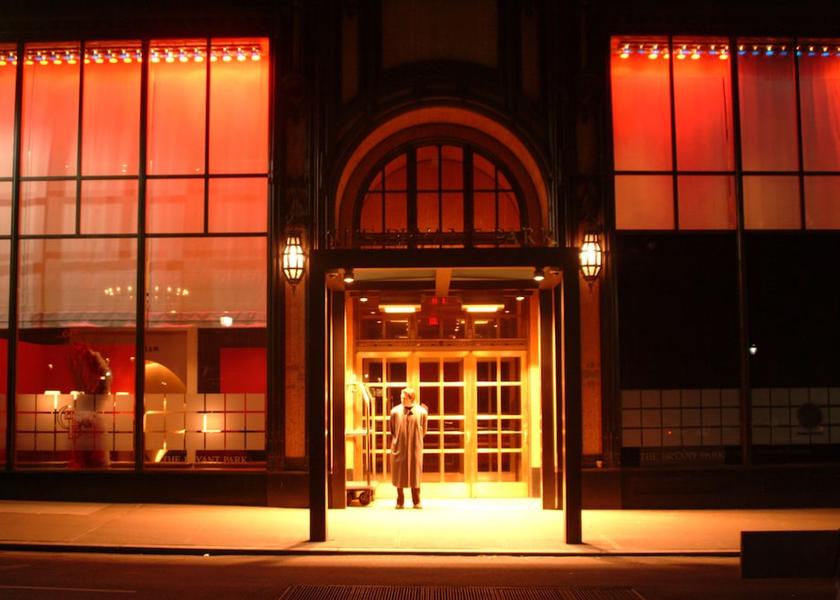 New York New York Facade