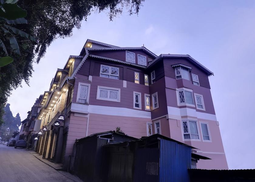West Bengal Darjeeling Front of property - evening/night