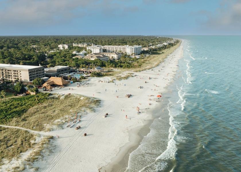 South Carolina Hilton Head Island Aerial View