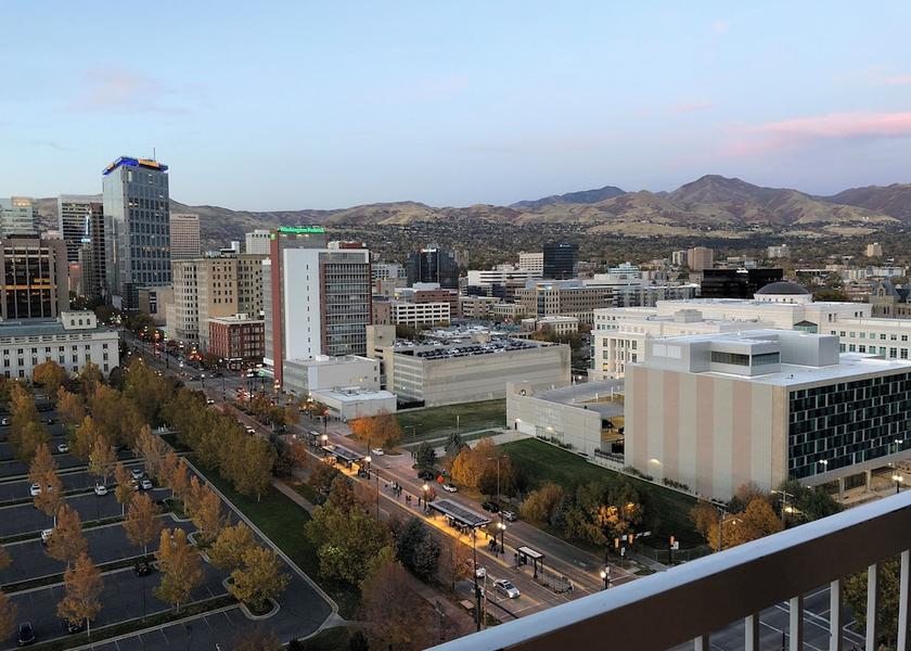 Utah Salt Lake City Balcony view
