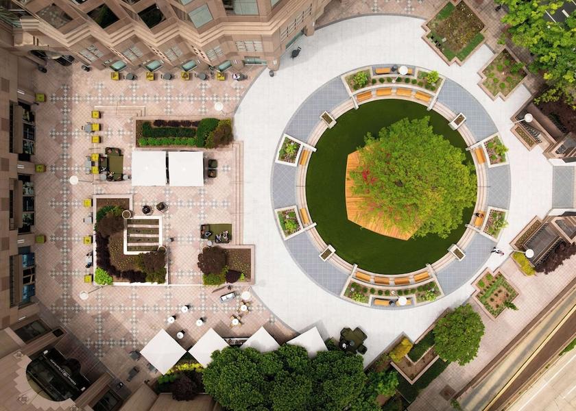 North Carolina Charlotte Courtyard