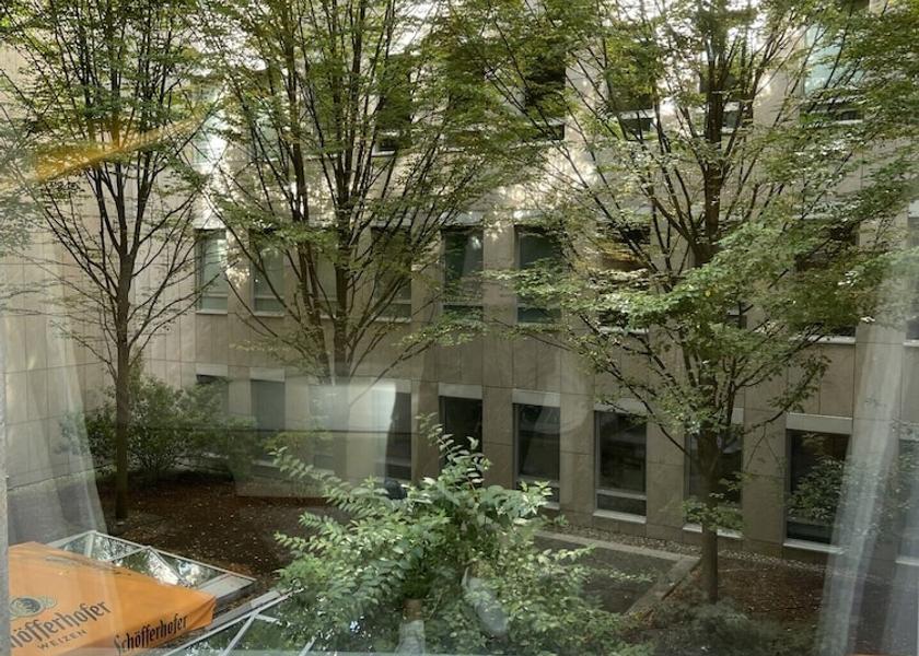 North Rhine-Westphalia Düsseldorf Courtyard view