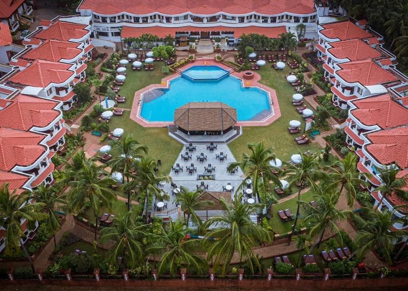 Goa Arossim aerial shot