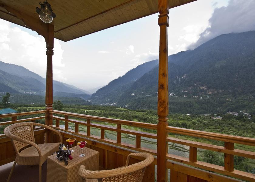 Himachal Pradesh Manali Hotel View