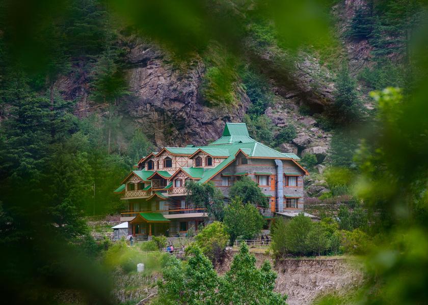 Himachal Pradesh Sangla Hotel View