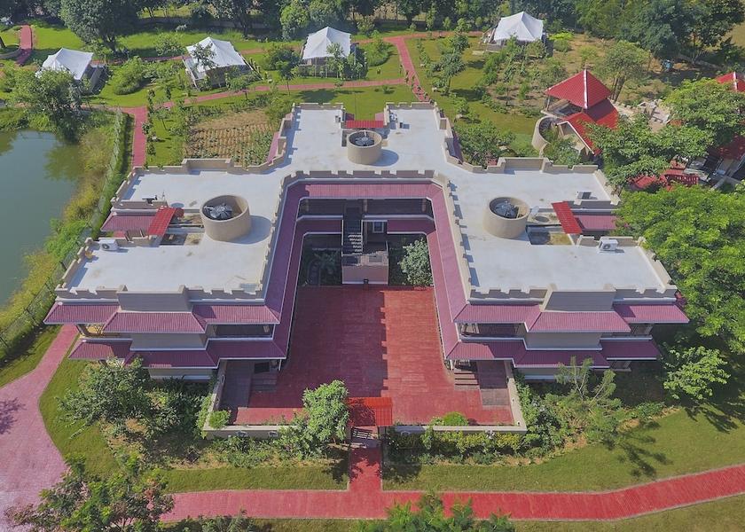 Madhya Pradesh Kanha Aerial view