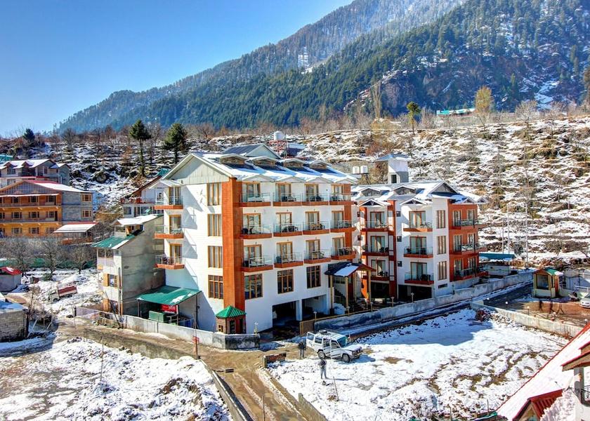 Himachal Pradesh Manali Aerial view