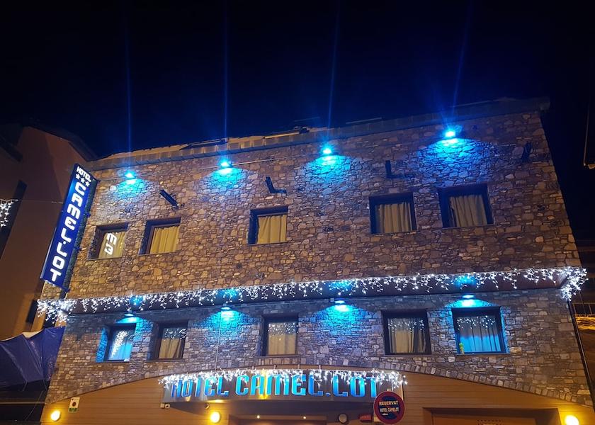 Encamp Pas de la Casa Front of property - evening/night