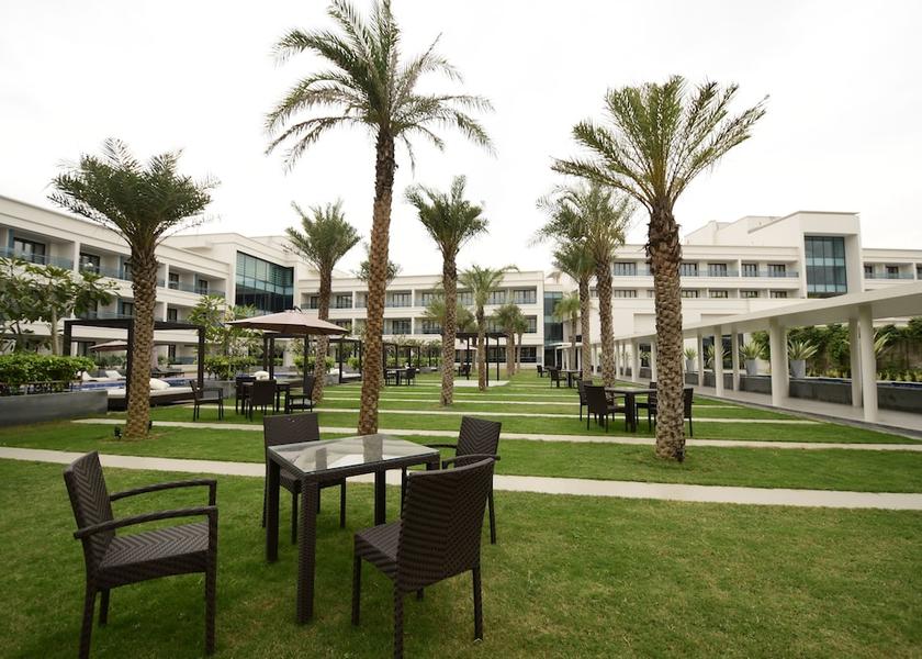 Outdoor banquet area