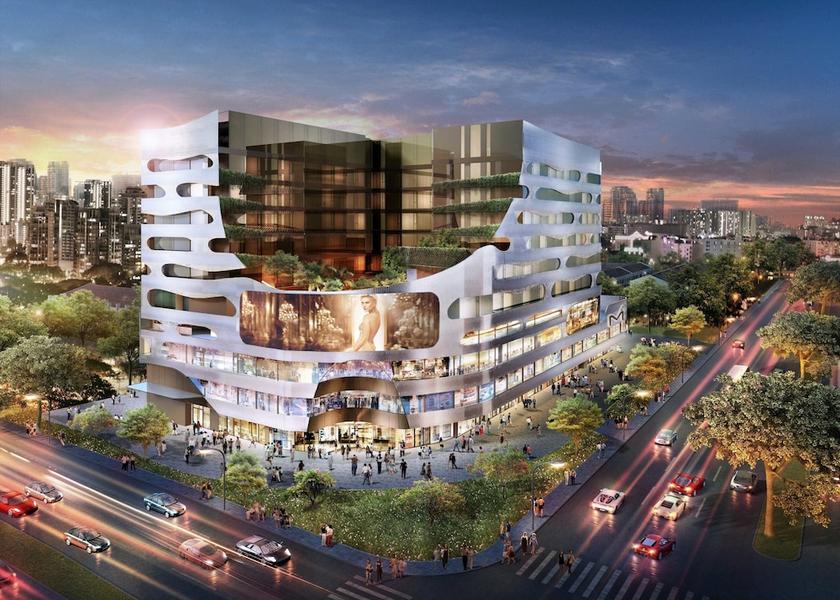  Singapore Front of property - evening/night