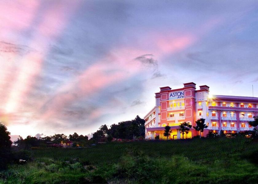 West Papua Manokwari Front of property - evening/night