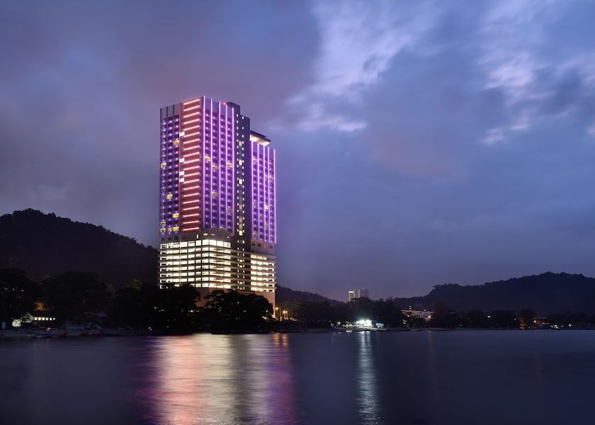 Penang George Town Front of property - evening/night