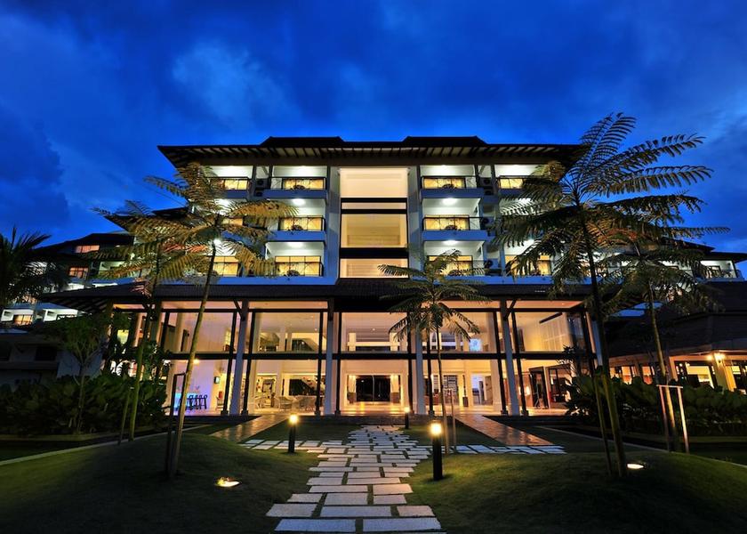 Johor Bandar Penawar Front of property - evening/night