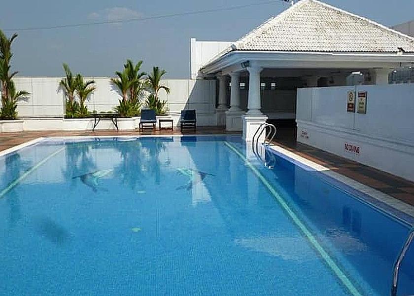Kerala Kochi pool side view