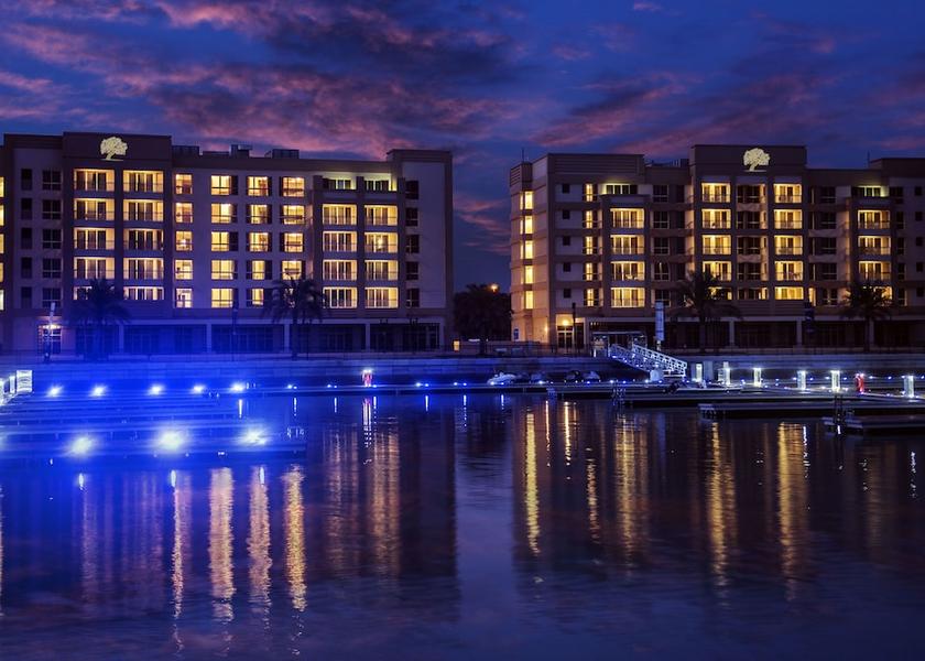 Ras Al Khaimah Emirate Ras Al Khaimah Front of property - evening/night