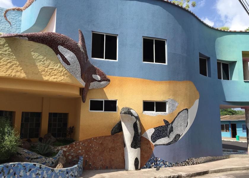 Galapagos Puerto Baquerizo Moreno Interior Entrance