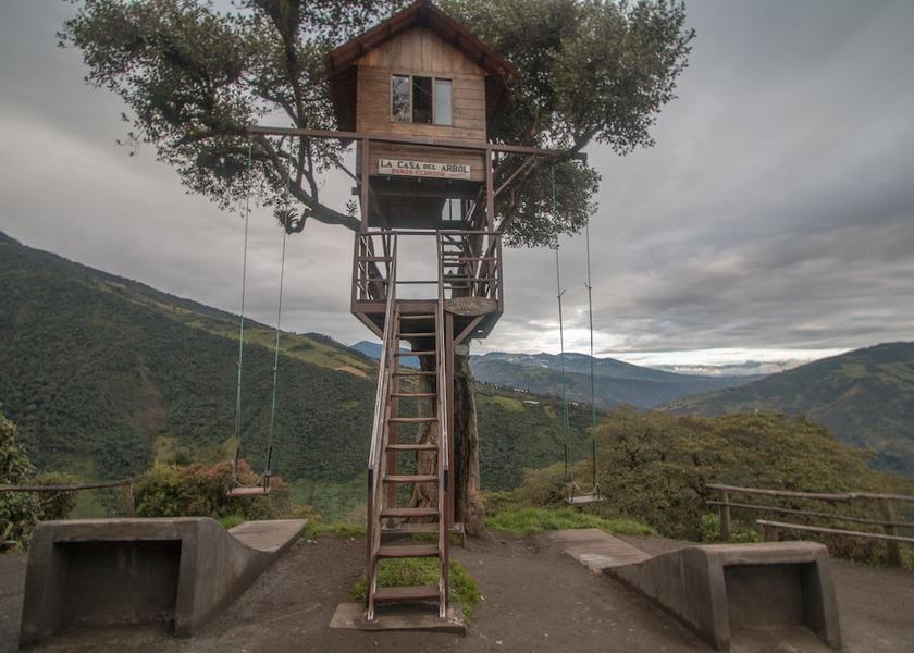 Tungurahua Banos Land View from Property