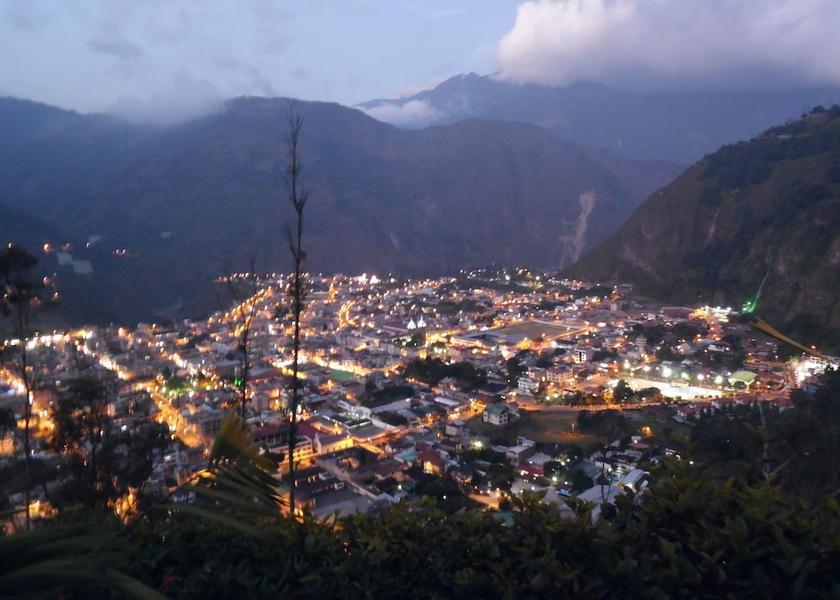 Tungurahua Banos View from Property