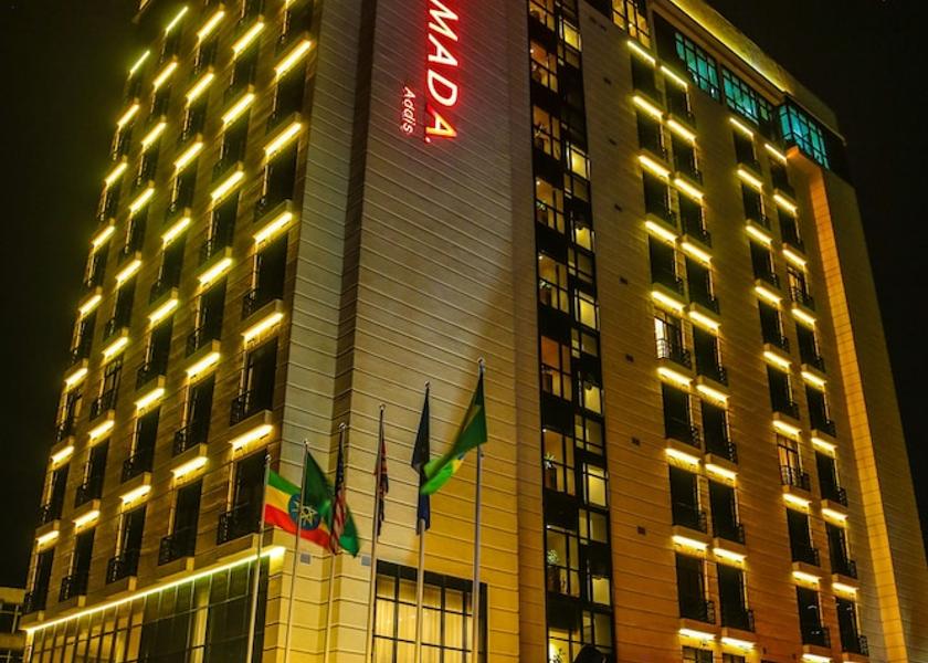 Addis Ababa Addis Ababa Front of property - evening/night