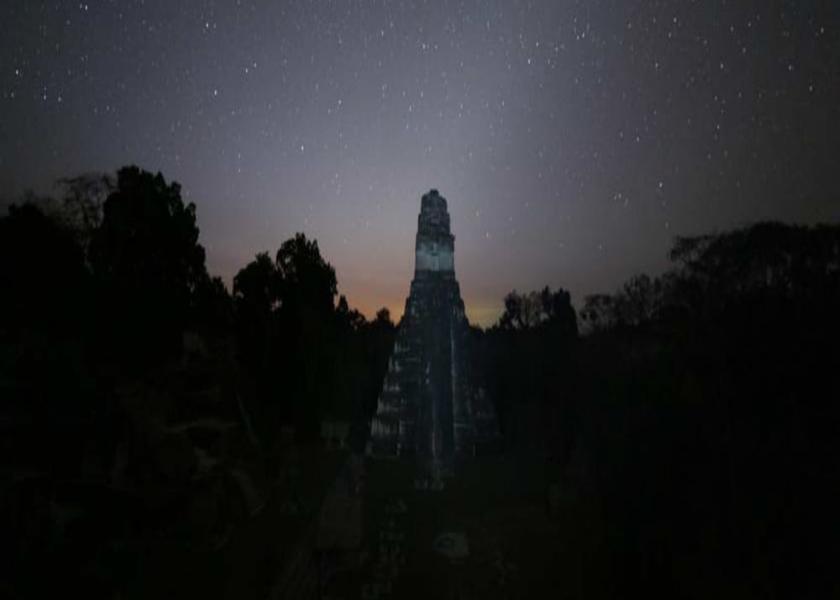 Peten Tikal National Park Aerial View