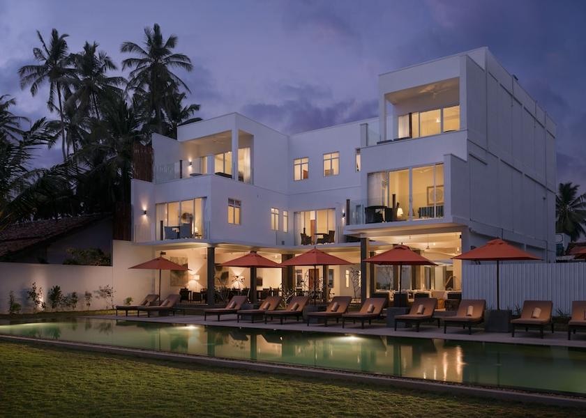 Southern Province Unawatuna Front of property - evening/night