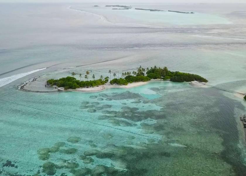 Kaafu Atoll Guraidhoo Aerial View