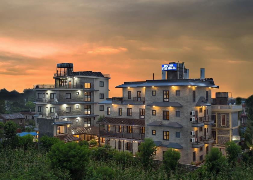 Gandaki Pokhara Front of property - evening/night