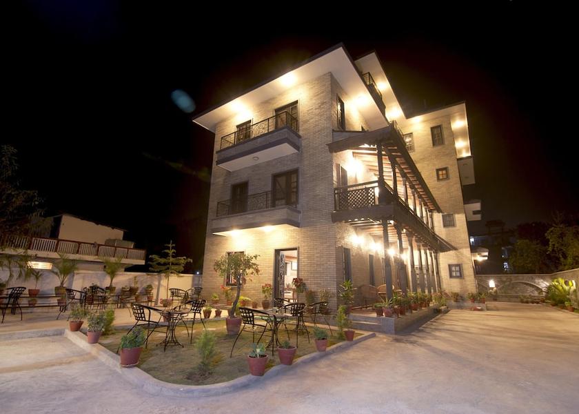 Gandaki Pokhara Front of property - evening/night