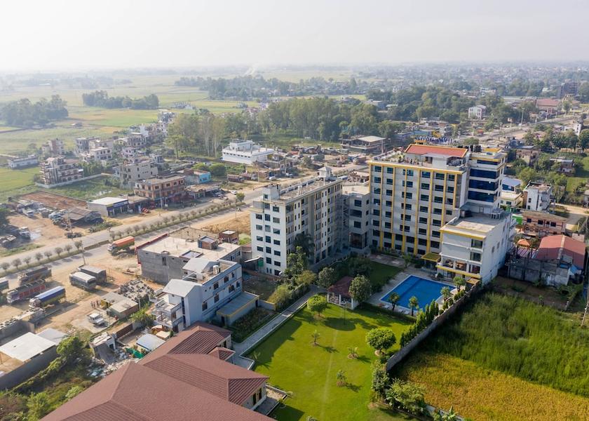 Lumbini Nepalgunj Aerial view