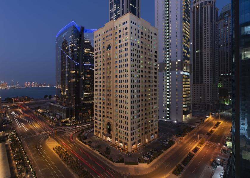 Doha Front of property - evening/night