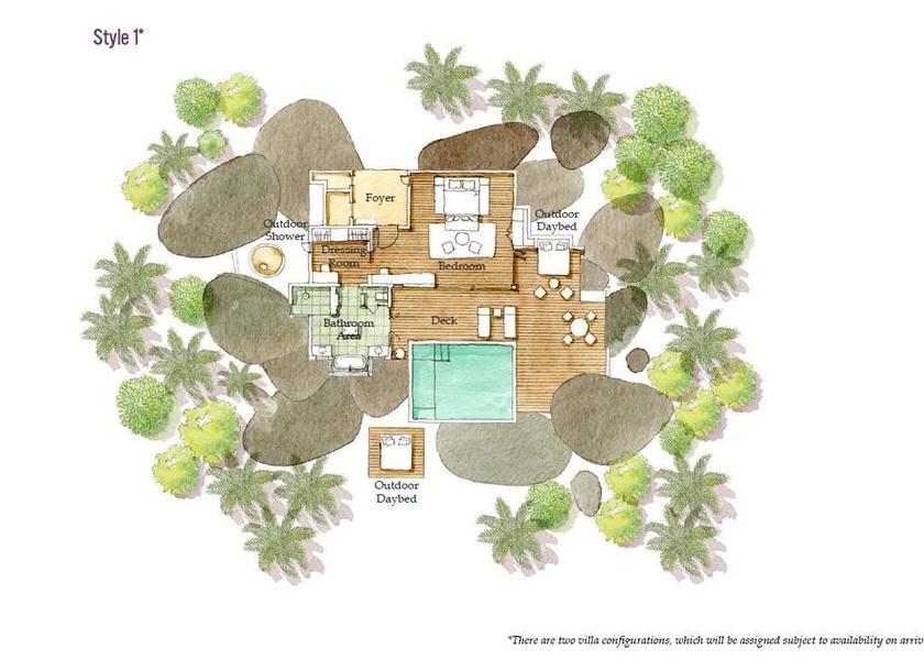  Felicite Island Room plan
