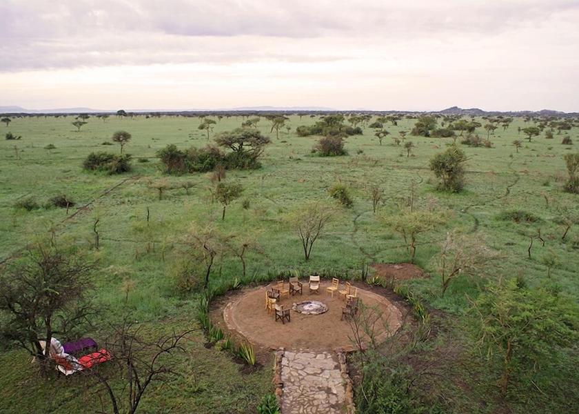 Mara Region Serengeti Aerial View