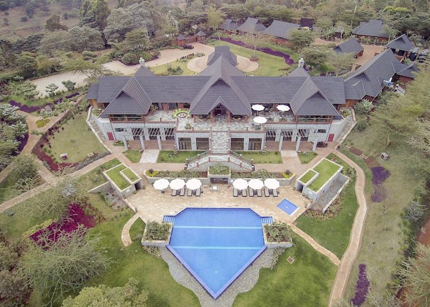 Arusha Region Karatu Aerial view