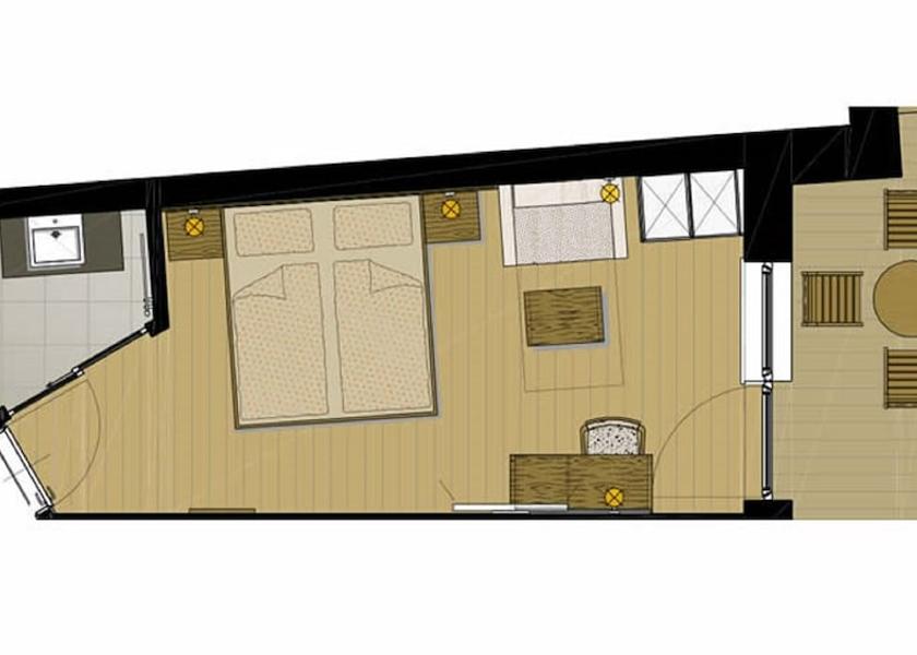 Room layout blue print