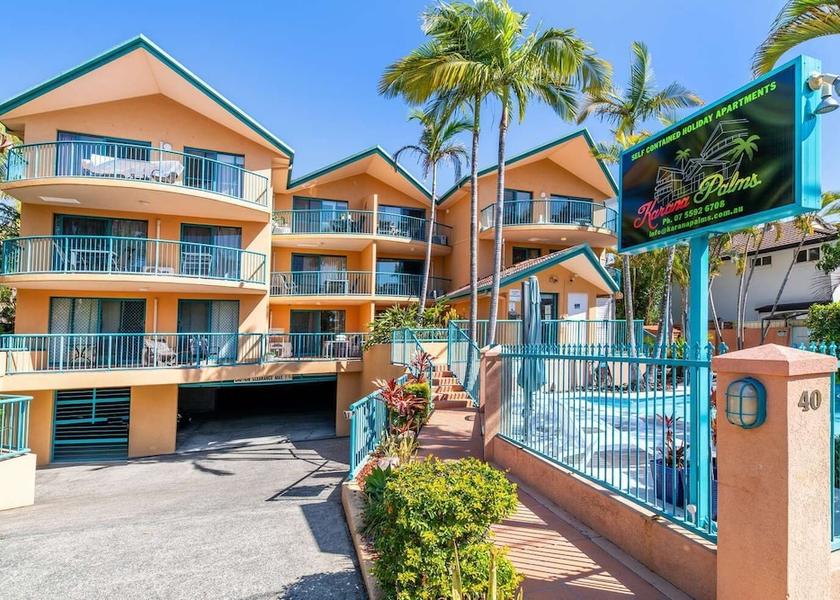 Queensland Gold Coast Front of property - evening/night