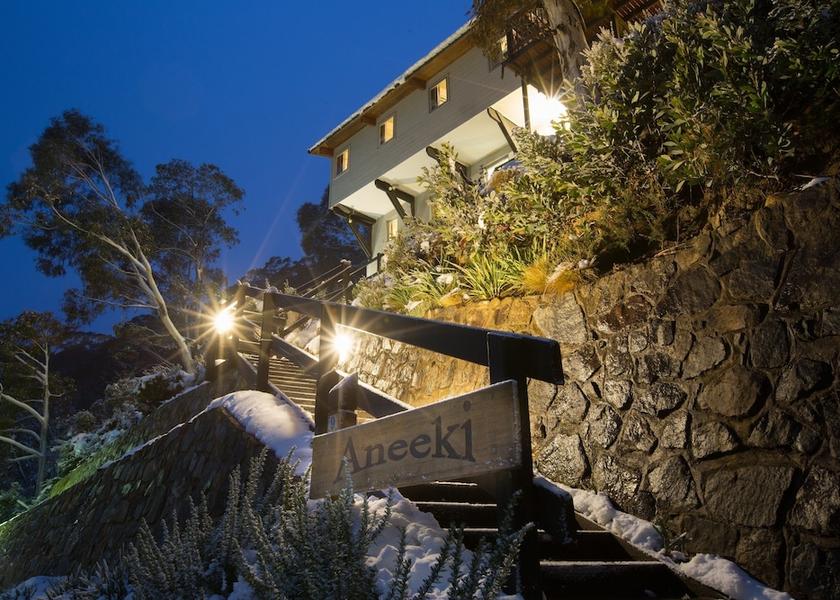 New South Wales Thredbo Front of property - evening/night