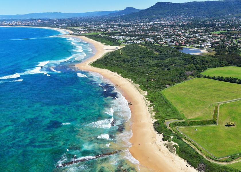 New South Wales Wollongong Aerial View