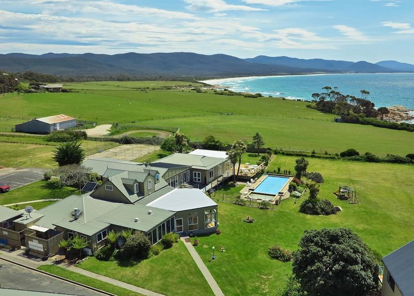 Tasmania Bicheno Aerial view