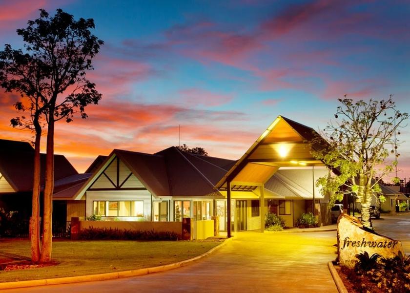 Western Australia Kununurra Front of property - evening/night