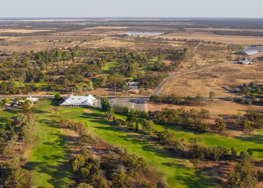 South Australia Berri Aerial view