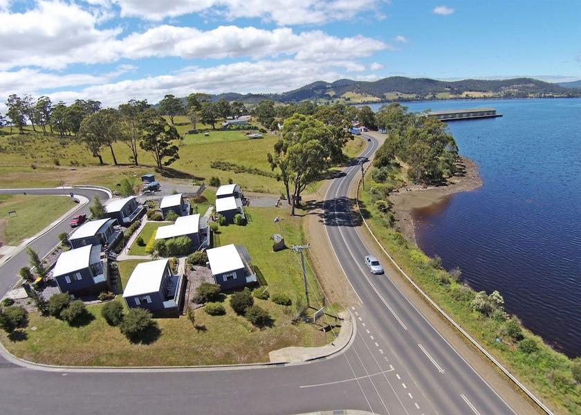 Tasmania Port Huon Aerial View