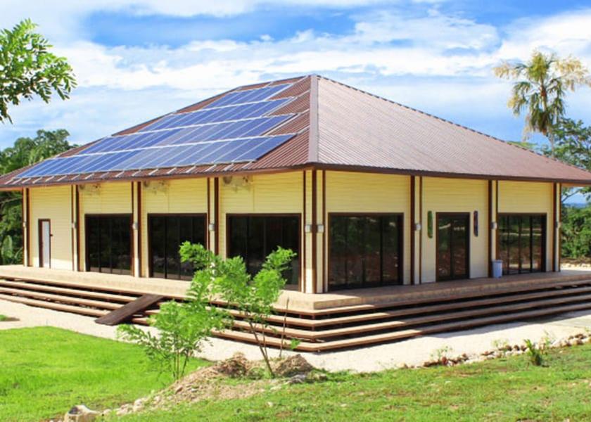 Cayo District Teakettle Village Facade