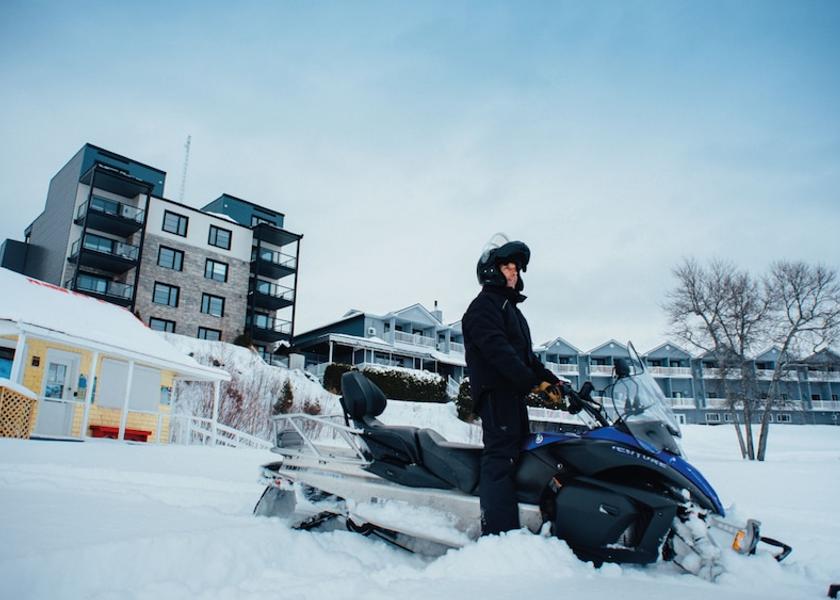Quebec Saint-Gedeon Snowmobiling