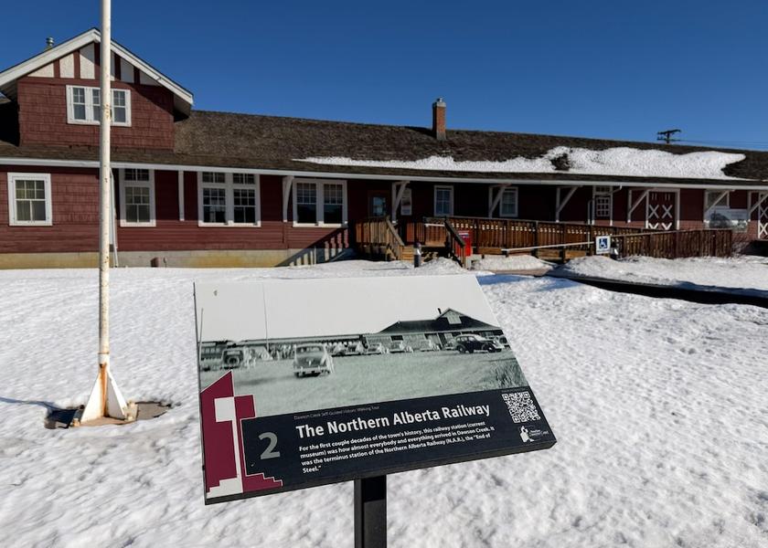 British Columbia Dawson Creek Point of interest