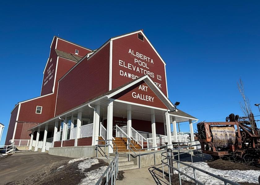 British Columbia Dawson Creek Point of interest