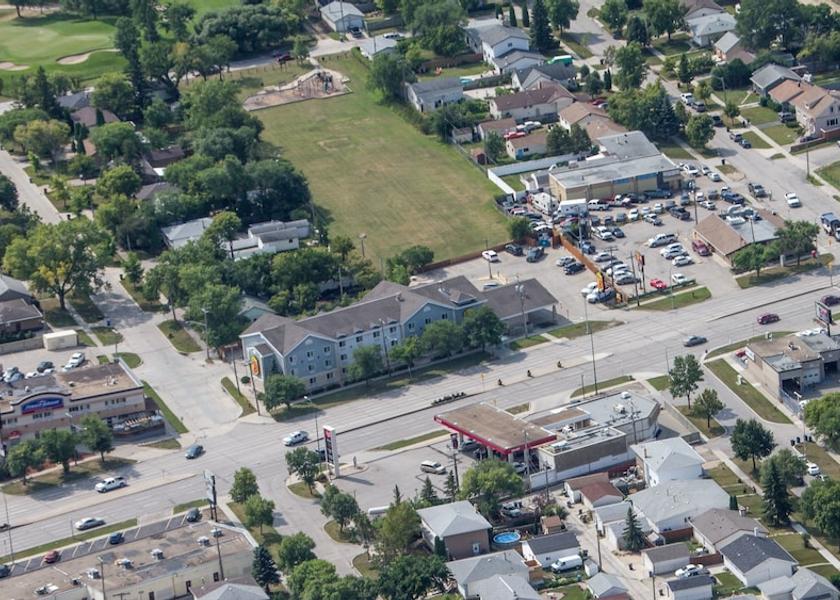 Manitoba Winnipeg Aerial View