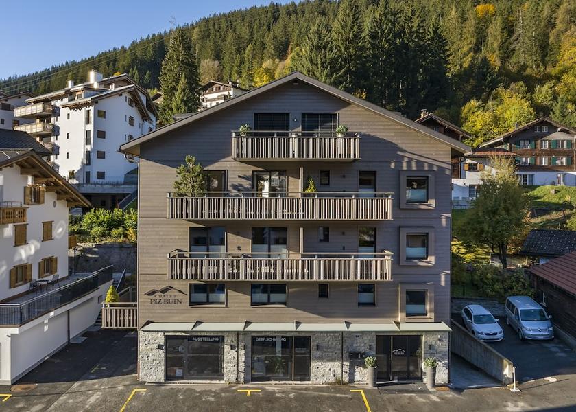 Graubuenden Klosters-Serneus Facade