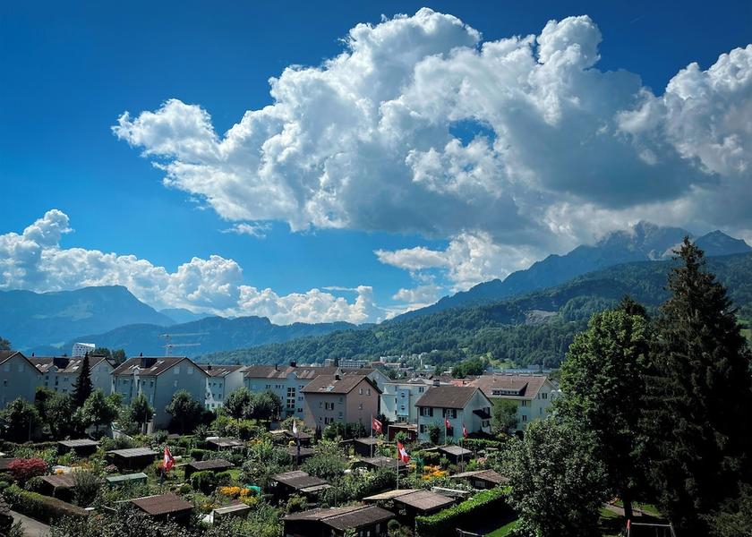 Canton of Lucerne Horw Land view from property
